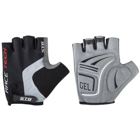 Перчатки STG, AI-03-176,unisex, летние,черные/серые,на липучке,размер L Х81535-Л - купить в интернет-магазине «Буратино»
