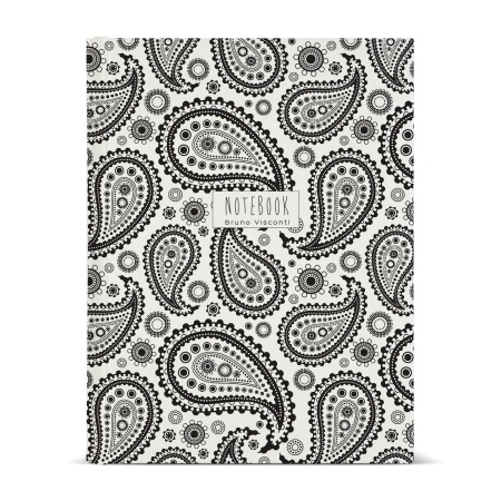 ТЕТРАДЬ НА КОЛЬЦАХ  СО СМЕН. БЛОКОМ 80Л. "BLACK&WHITE.NEW" 7-80-081/33 - купить в интернет-магазине «Буратино»