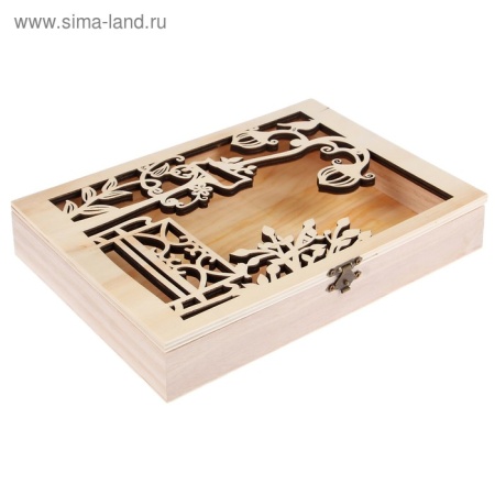 Шкатулка дерево для росписи "Парк" 19х26,5х4 см 2811571 2811571 - купить в интернет-магазине «Буратино»