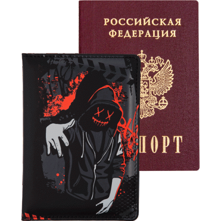 Обложка для паспорта "deVENTE. Hoodie Man" 10x14 см, искусственная кожа 1030412 - купить в интернет-магазине «Буратино»