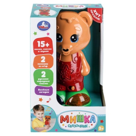 Сказочник мишка 15+ песен, сказок и звуков в кор. Умка в кор.72шт - купить в интернет-магазине «Буратино»
