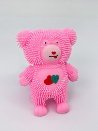 Мялка - антистресс ?Nice bear?, pink (9*12 см) AQ-1071-01 - купить в интернет-магазине «Буратино»