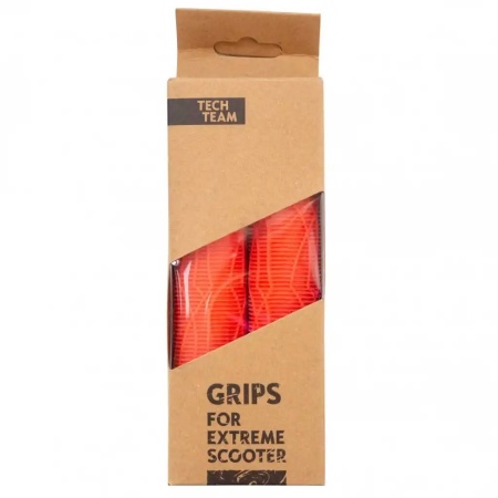 Грипсы 2шт с барендами Drop 160mm, red на трюковой самокат 294354 NN010626 - купить в интернет-магазине «Буратино»