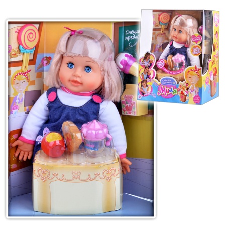 Кукла 5313 "Мила. Любимые вкусняшки" функциональна 589-43046/GH - купить в интернет-магазине «Буратино»