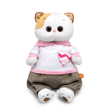Кошка Ли-Ли в худи с сердечком и штанах LK24-140 - купить в интернет-магазине «Буратино»