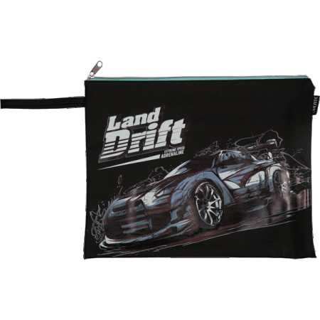 Папка для тетрадей "deVENTE. Drift" A4  с ручкой, силиконовая 8053294 - купить в интернет-магазине «Буратино»