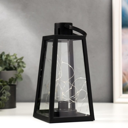 Ночник "Мерцание" LED от батареек 3хААА черный 12,8х12,8х26 см   5383721 5383721 - купить в интернет-магазине «Буратино»