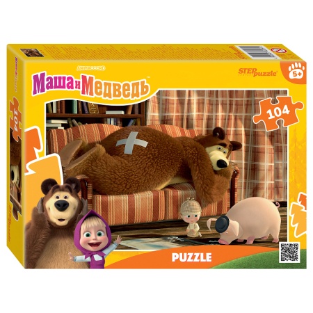 Мозаика "puzzle" 104 "Маша и Медведь. Лесные истории" (Анимаккорд) 82261 - купить в интернет-магазине «Буратино»