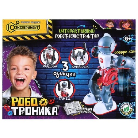 Игрушка опыты робот-конструктор 3-в- 1, кор IQ Эксперимент в кор.2*36шт 1405B015-RU - купить в интернет-магазине «Буратино»