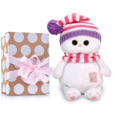 Кошка Ли-Ли BABY в вязаном колпаке LB-089 - купить в интернет-магазине «Буратино»