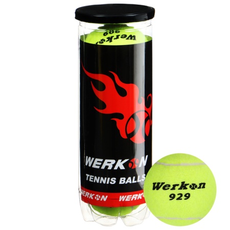 Мяч для большого тенниса WERKON 929 (набор 3 шт)  488594 488594 - купить в интернет-магазине «Буратино»