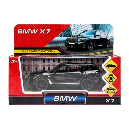 Машина металл BMW x7 12 см, двери, багажник, инерция - в кор.2*120шт 2101C067-R1 (240) - купить в интернет-магазине «Буратино»