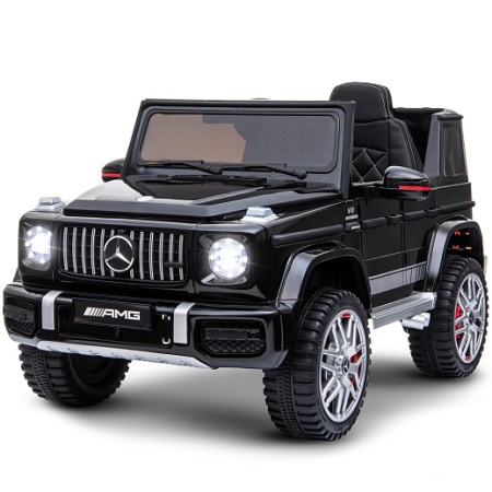 Электромобиль Mercedes Benz AMG черный на аккум.,12V/4.5AH*1, 380*2, Р/У 2.4GHz, свет, звук, сиденье - купить в интернет-магазине «Буратино»