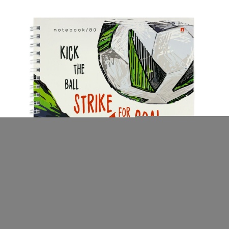 ТЕТРАДЬ 80Л. А5+ ГР. "FOOTBALL.BLACK AND WHITE" 5 ВИДОВ 7-80-1303 - купить в интернет-магазине «Буратино»