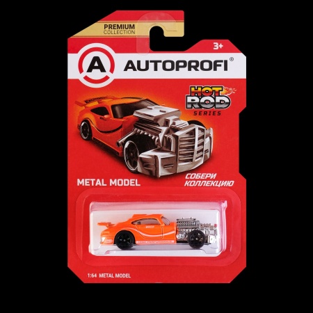 Машинка коллекционная 1:64, Серия HOT ROD, ROD-001, красный, 1/64/128 ROD-001 RD - купить в интернет-магазине «Буратино»