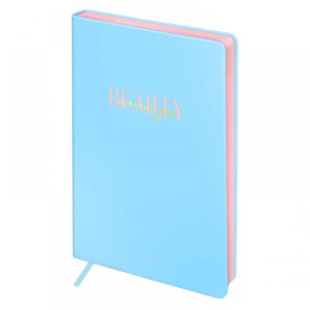 Ежедневник недатир. А5, 136л., кожзам, Greenwich Line "Essential. Blue", цв. срез ENA5-25520 - купить в интернет-магазине «Буратино»