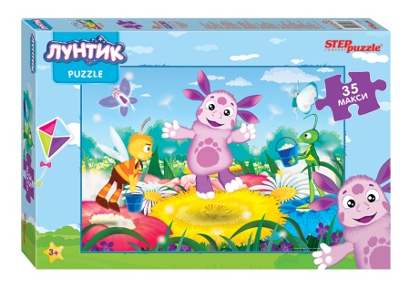 Мозаика "puzzle" 35 MAXI "Лунтик" (Мельница) 91213 - купить в интернет-магазине «Буратино»