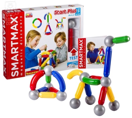Магнитный конструктор SmartMax/ Bondibon, Основной (Basic) набор 30 дет., арт. SMX 310 . ВВ2198 - купить в интернет-магазине «Буратино»