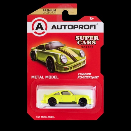 Машинка коллекционная 1:64, Серия SUPER CARS, SUP-911, зелёный, 1/64/128 SUP-911 GR - купить в интернет-магазине «Буратино»