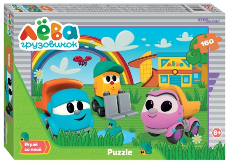 Мозаика "puzzle" 160 "Грузовичок Лёва" (ООО "Первый проект") 94136 - купить в интернет-магазине «Буратино»