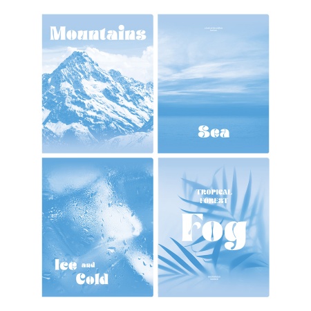 Тетрадь 96л., А5, клетка BG "Blue collection", soft-touch ламинация Т5ск96_лс 11959 - купить в интернет-магазине «Буратино»