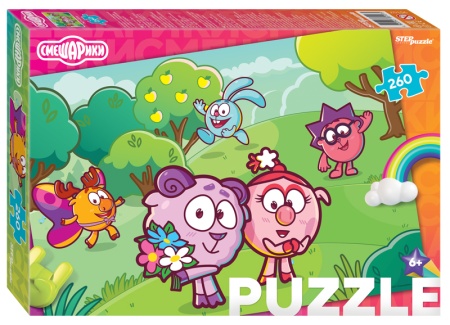 Мозаика "puzzle" 260 "Смешарики" (Мармелад Медиа) 95107 - купить в интернет-магазине «Буратино»