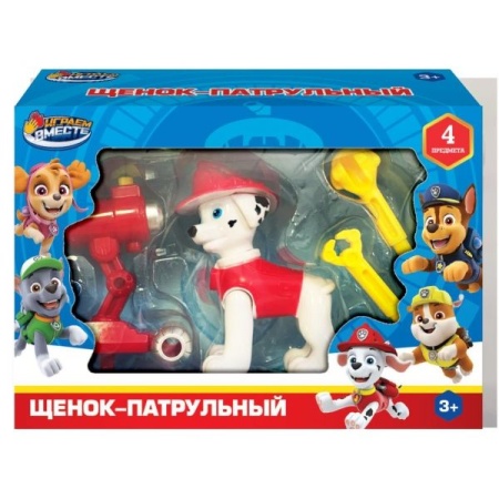 Фигурка шенок патрульный, 3 вида в ассортименте, коробка 17*12*5см ИГРАЕМ ВМЕСТЕ в кор.2*84шт B22986 - купить в интернет-магазине «Буратино»