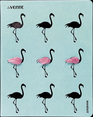 Дневник "deVENTE. Fur flamingo" универсальный блок, офсет 1 краска, белая бумага 80 г/м?, твердая об - купить в интернет-магазине «Буратино»