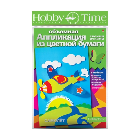 НАБОР ДЛЯ АППЛИКАЦИЙ "САМОЛЕТ" 2-555/09 - купить в интернет-магазине «Буратино»