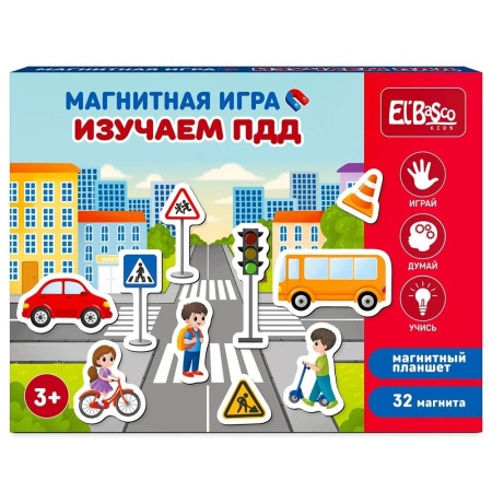 Игра Магнитная Правила дорожного движения ET05-057 ET05-057 - купить в интернет-магазине «Буратино»