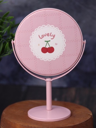Зеркало настольное "Lovely cherry", pink ZT185-2224R-03 - купить в интернет-магазине «Буратино»