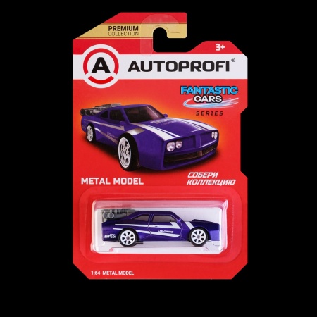 Машинка коллекционная 1:64, Серия FANTASTIC CARS, FAN-001, синий, 1/64/128 FAN-001 BLUE - купить в интернет-магазине «Буратино»