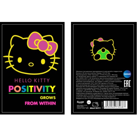 73268 Блокнот Hello Kitty, формат А6, 60 листов, на гребне, целлюлозный картон 73268 - купить в интернет-магазине «Буратино»