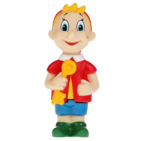 Игрушка для купания буратино, в сетке КАПИТОШКА в кор.12*24шт 38R - купить в интернет-магазине «Буратино»