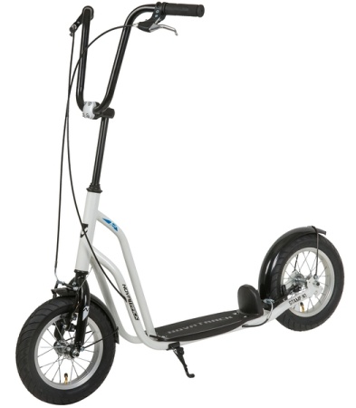 Самокат для детей Novatrack STAMP N1, ручные тормоза V-brake, крылья, дропаут, белый 12STAMPN1.WT20 - купить в интернет-магазине «Буратино»