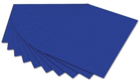 FOLIA Бумага цветная, 300 г/м2, 50х70 см, ультрамарин 6136 - купить в интернет-магазине «Буратино»
