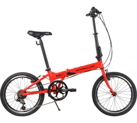 Велосипед NOVATRACK 20" складной алюм. Shimano 6 speed , стальная вилка, вынос склад, #139207 20FATG - купить в интернет-магазине «Буратино»