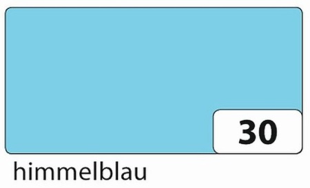 FOLIA Бумага цветная, 130 г/м2, 50х70 см голубой небесный 6730 - купить в интернет-магазине «Буратино»