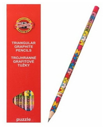 Карандаш чернографитный PUZZLE 1291 HB 1291002472TDRU - купить в интернет-магазине «Буратино»
