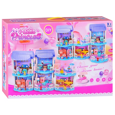 Игровой набор 999-777 "Замок" с мебелью и куколкам 999-777 - купить в интернет-магазине «Буратино»