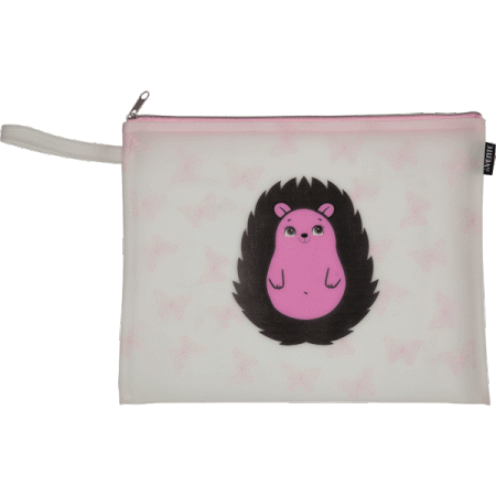 Папка для тетрадей "deVENTE. Cute Hedgehog" A4 с ручкой, силиконовая 8053270 - купить в интернет-магазине «Буратино»
