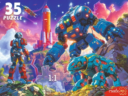 МАКСИ-ПАЗЛЫ 35 элементов. ТРАНСФОРМЕР И РОБОТ ( Ф35-3428) - купить в интернет-магазине «Буратино»