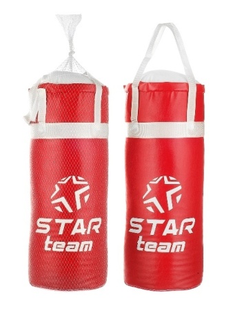 Боксерская груша "STAR TEAM", цвет красный, вес 4 кг, сетке 50 см IT107825 - купить в интернет-магазине «Буратино»