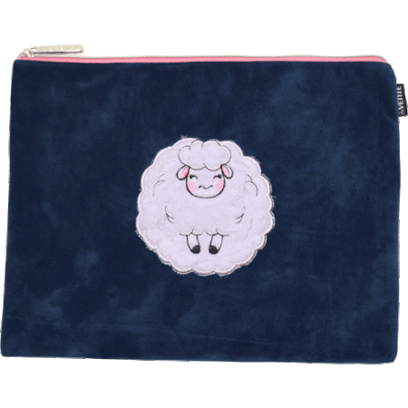 Папка для тетрадей "deVENTE. Fluffy Sheep" A4 (33x24x1 см) на молнии сверху 8053274 - купить в интернет-магазине «Буратино»