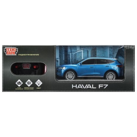 Машина ру HAVAL haval f7, свет, 19 см, синий, кор Технопарк в кор.2*24шт - купить в интернет-магазине «Буратино»