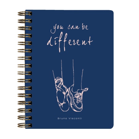 ТЕТРАДЬ НА ГРЕБНЕ А6 Bruno Visconti "BE DIFFERENT" 60л. клетка 7-60-005/05 - купить в интернет-магазине «Буратино»
