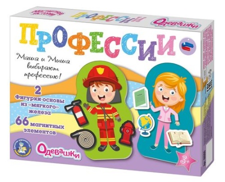 Игра магнитная "Одевашки. Профессии". Серия Магнитные истории 04112 - купить в интернет-магазине «Буратино»