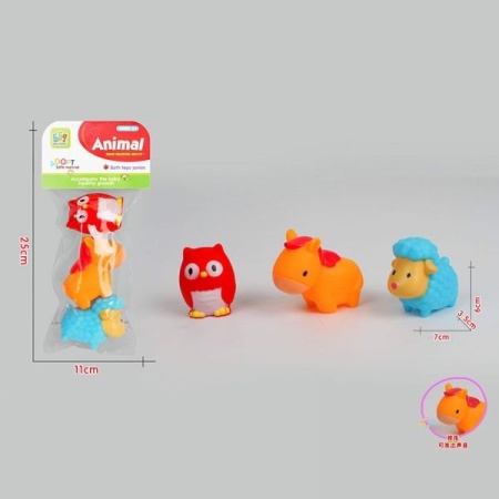 Игрушка пластизоль для ванной, в ассорт. 669-001 в пак. в кор.2*96шт Q875-H42027 - купить в интернет-магазине «Буратино»