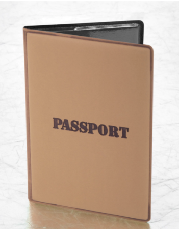 Обложка для паспорта, мягкий полиуретан, "PASSPORT", коричневая, STAFF, 238406 - купить в интернет-магазине «Буратино»