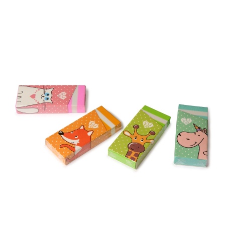 ЛАСТИК "HappyGraphix. Kids", 4 цвета 42-0025 - купить в интернет-магазине «Буратино»